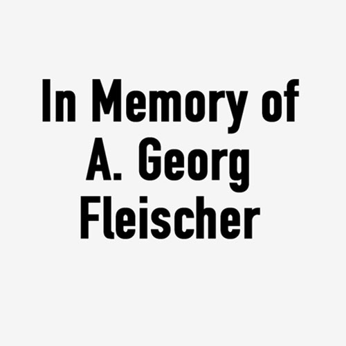 A. Georg Fleischer
